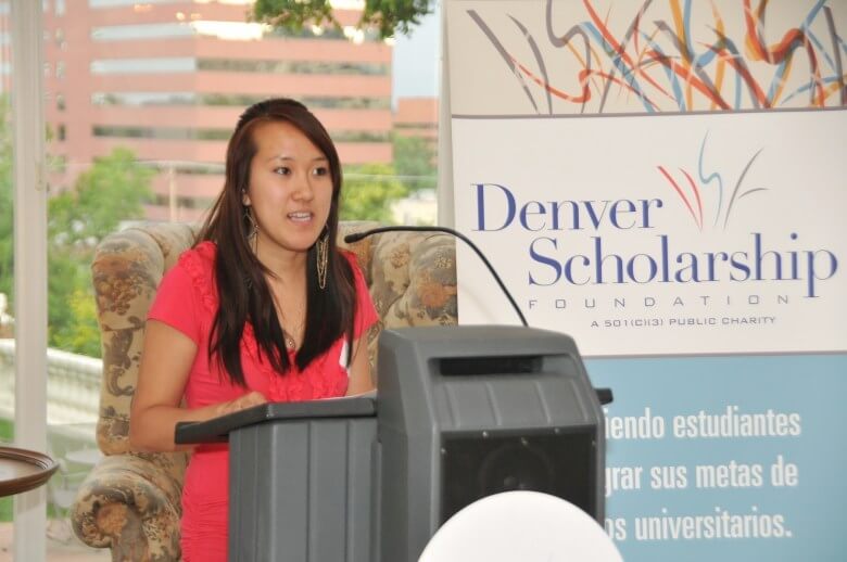 Jackelyn Nguyen shares the role DSF played in enabling her to graduate from the University of Denver (2012).